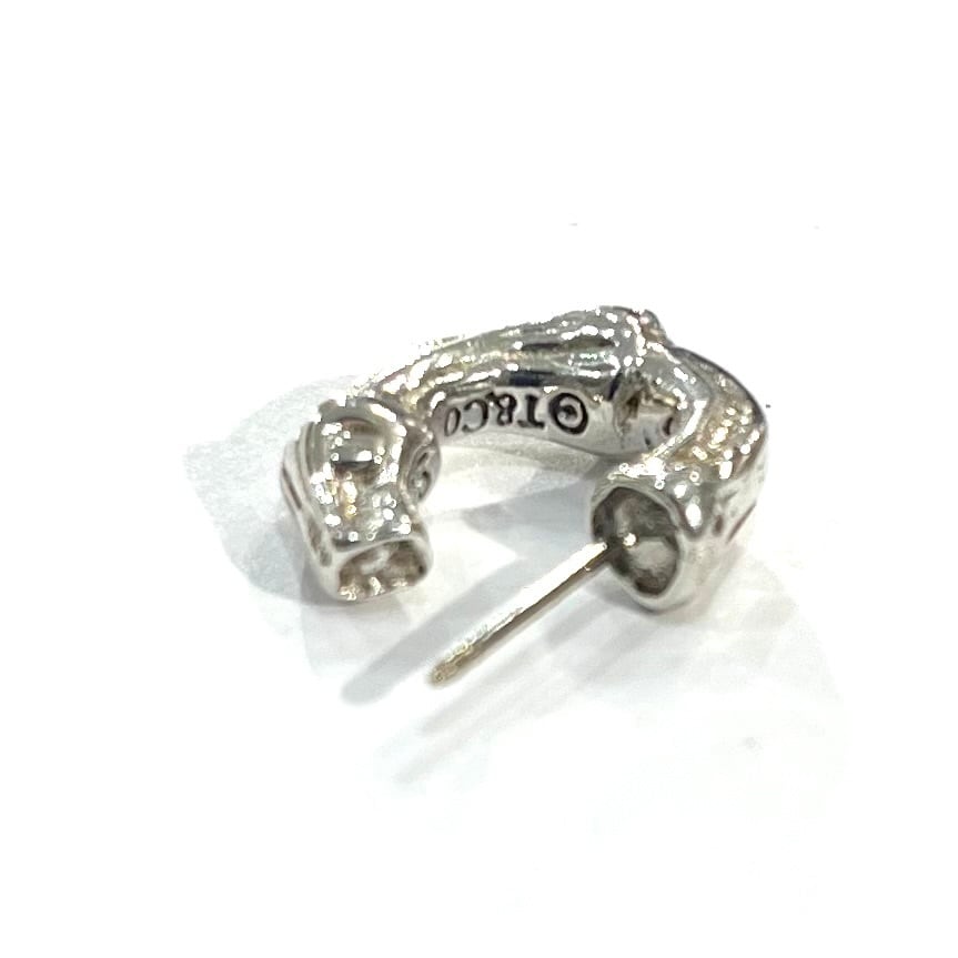 希少【TIFFANY&CO.】2701 バンブー フープ ピアス SV925 シルバー925