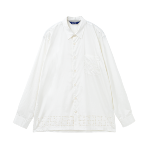 SG perforated L/S Shirts(White)