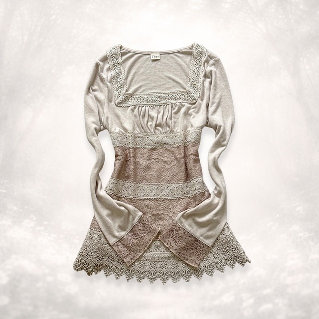 fairygrunge 森ガール レースチュニック