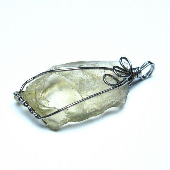 リビアングラス ペンダント 一点物 メール便可 [M便 1/20] 112-13585