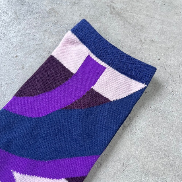 bpbp / 【23-27.5cm】MASARU SUZUKI fuchidori wave socks