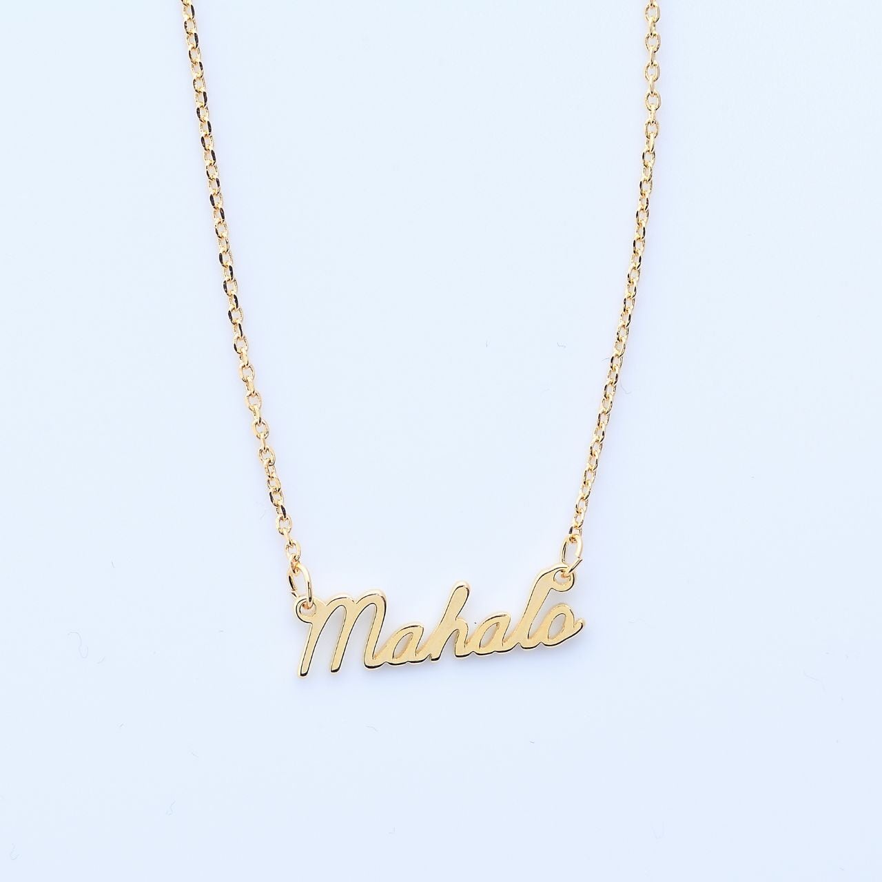 ハワイ語 ネックレス Mahalo マハロ 14K GP | Pay ID