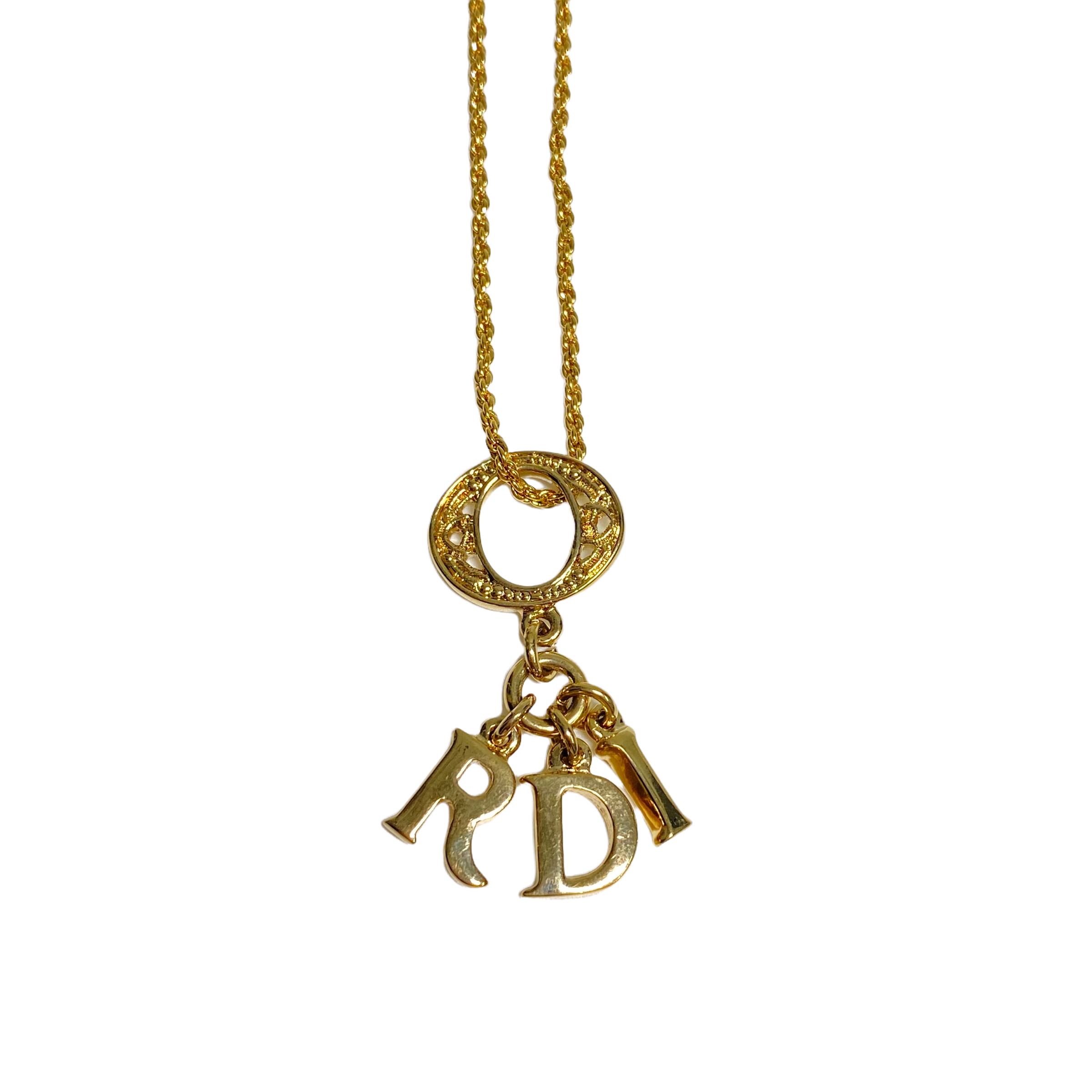 Christian Dior ディオール ロゴネックレス 8090-202208 | rean