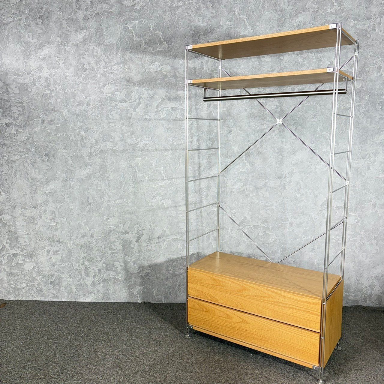 D 26647 MUJI 無印良品 ステンレス ユニットシェルフ 収納