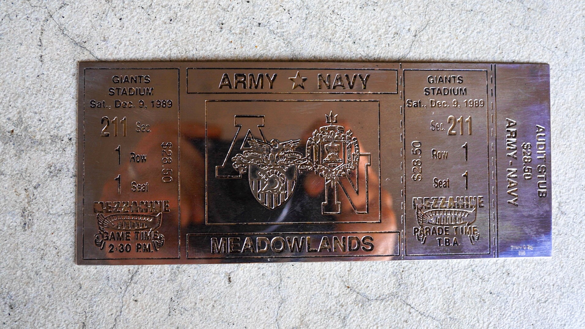 SPECIAL / 1989】TIFFANY&Co. ティファニー U.S. Military Academy vs