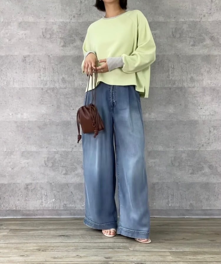 Anna Kerry】2TUCK テンセルワイドパンツ NO.68261608 | Posie dress