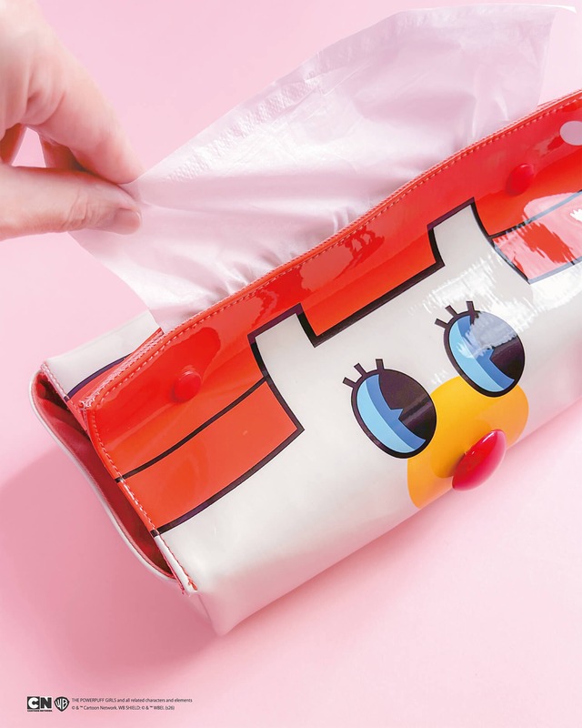 F268117-33_The Powerpuff Girls×Flapper 電話ティッシュボックスカバー