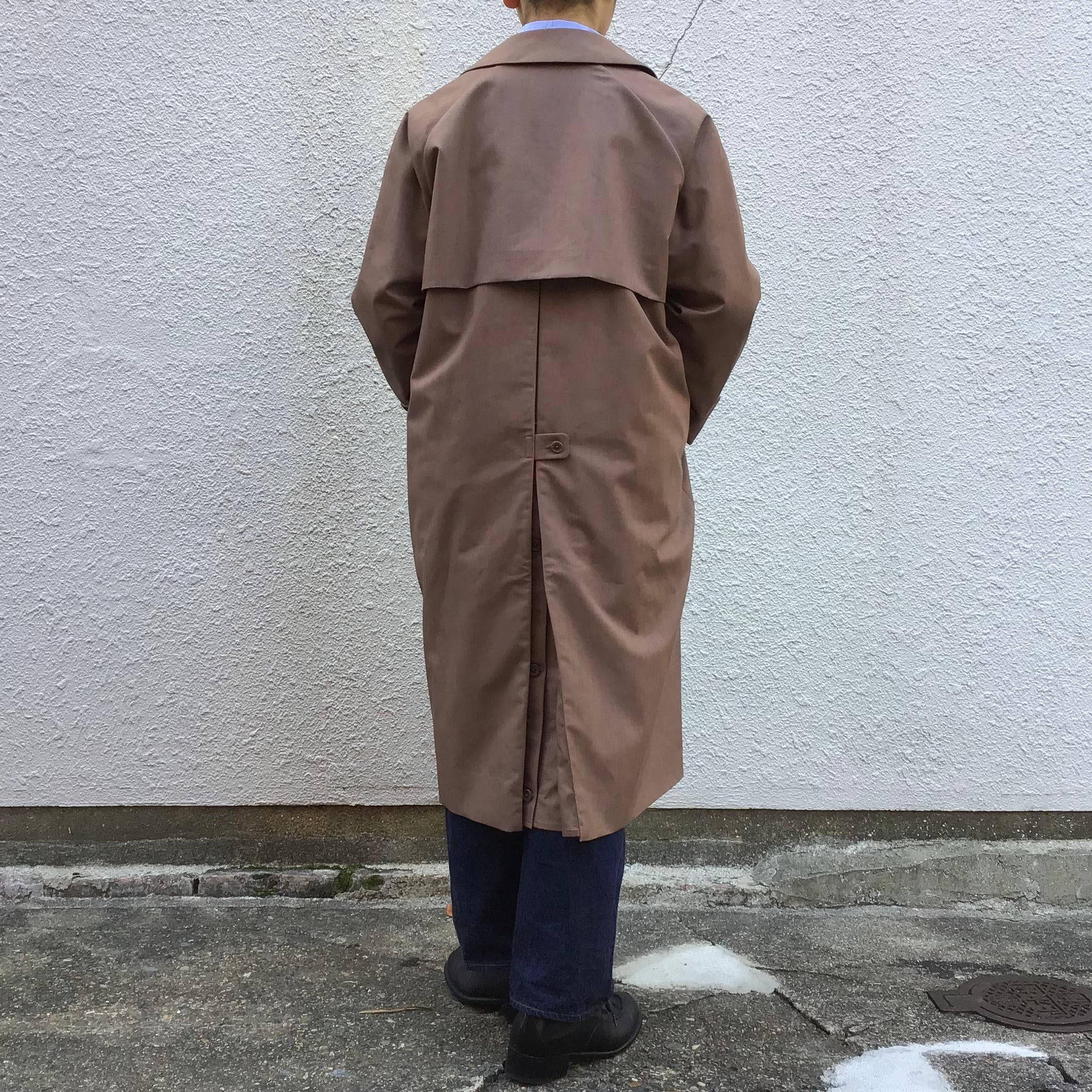 YAECA SOUTIEN COLLAR COAT STANDARD　BROWN即決であれば値下げ交渉承ります