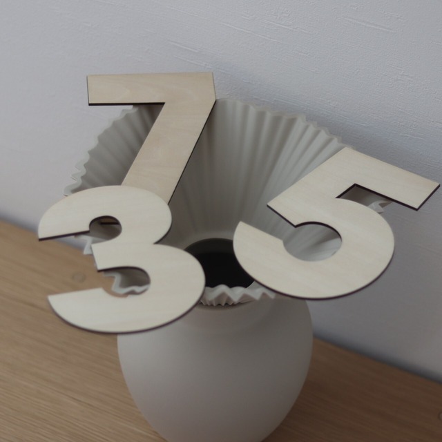 Number plate type B -Middle size- 17cm