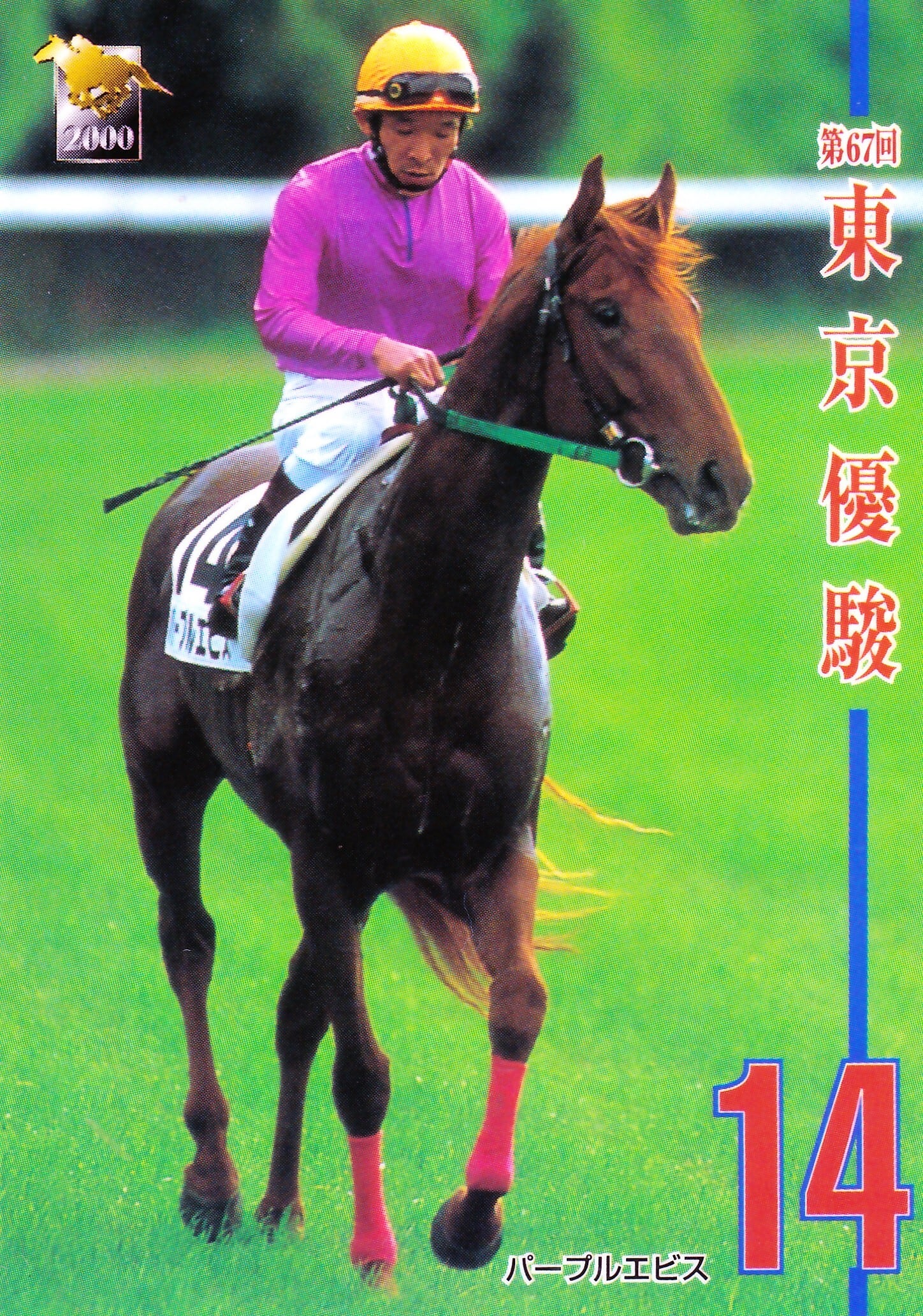 2000年 日本ダービー 単勝式券 アグネスフライト 購入 100円