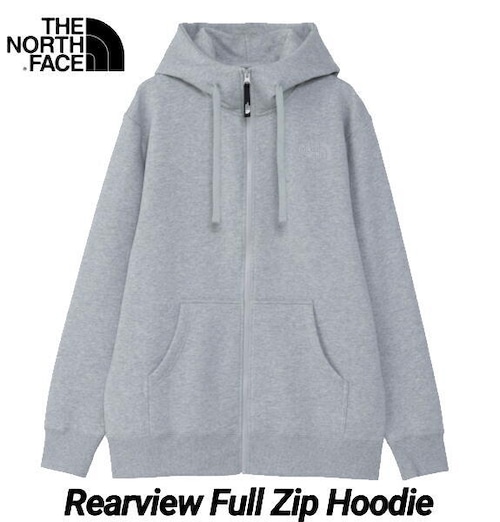 ザ・ノース・フェイス ノースフェイス パーカー スウェット ジップアップ THE NORTH FACE リアビューフルジップフーディ NT12442 ミックスグレー2