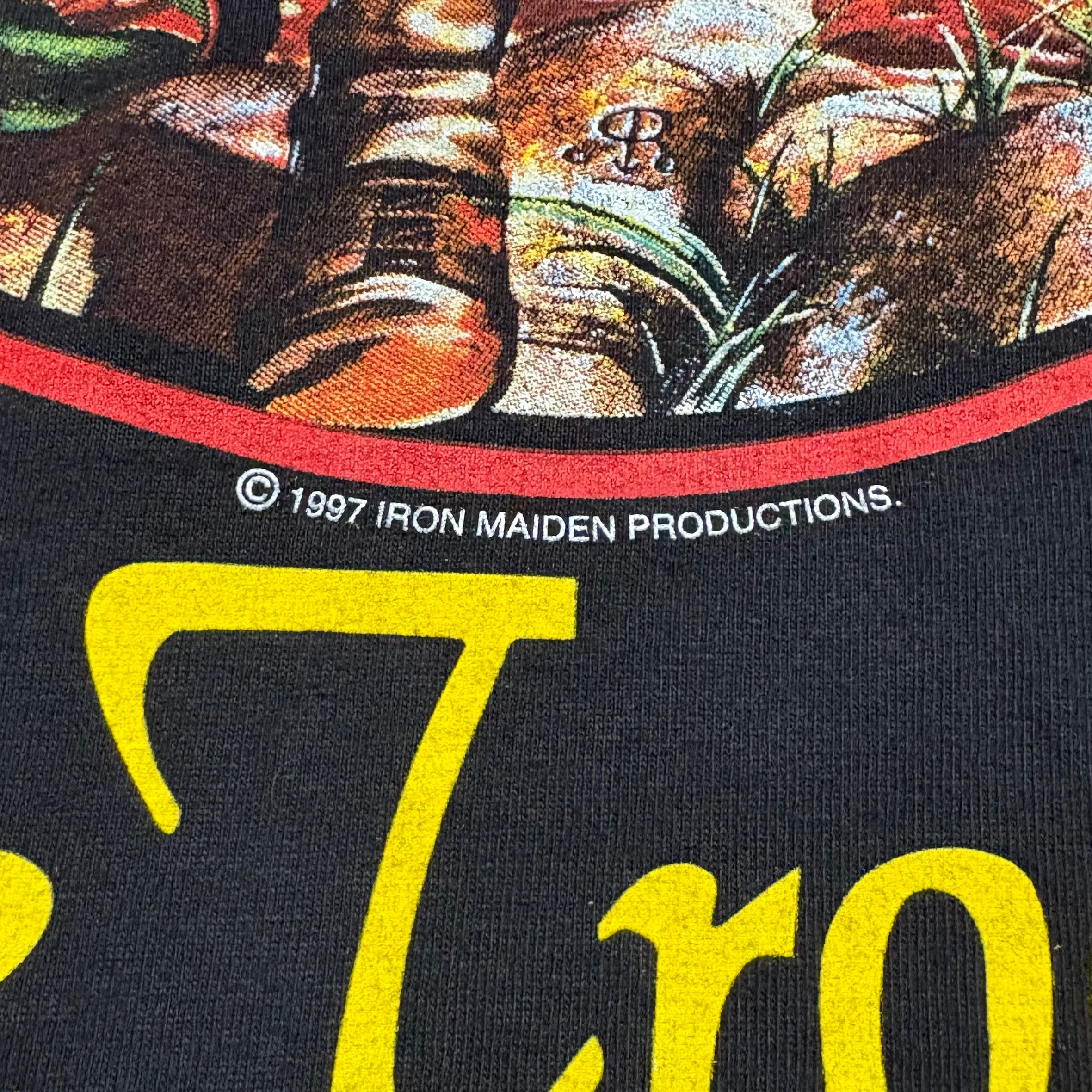 Vintage99年アイアン・メイデン北米ツアーTシャツ黒XL程度が良いです