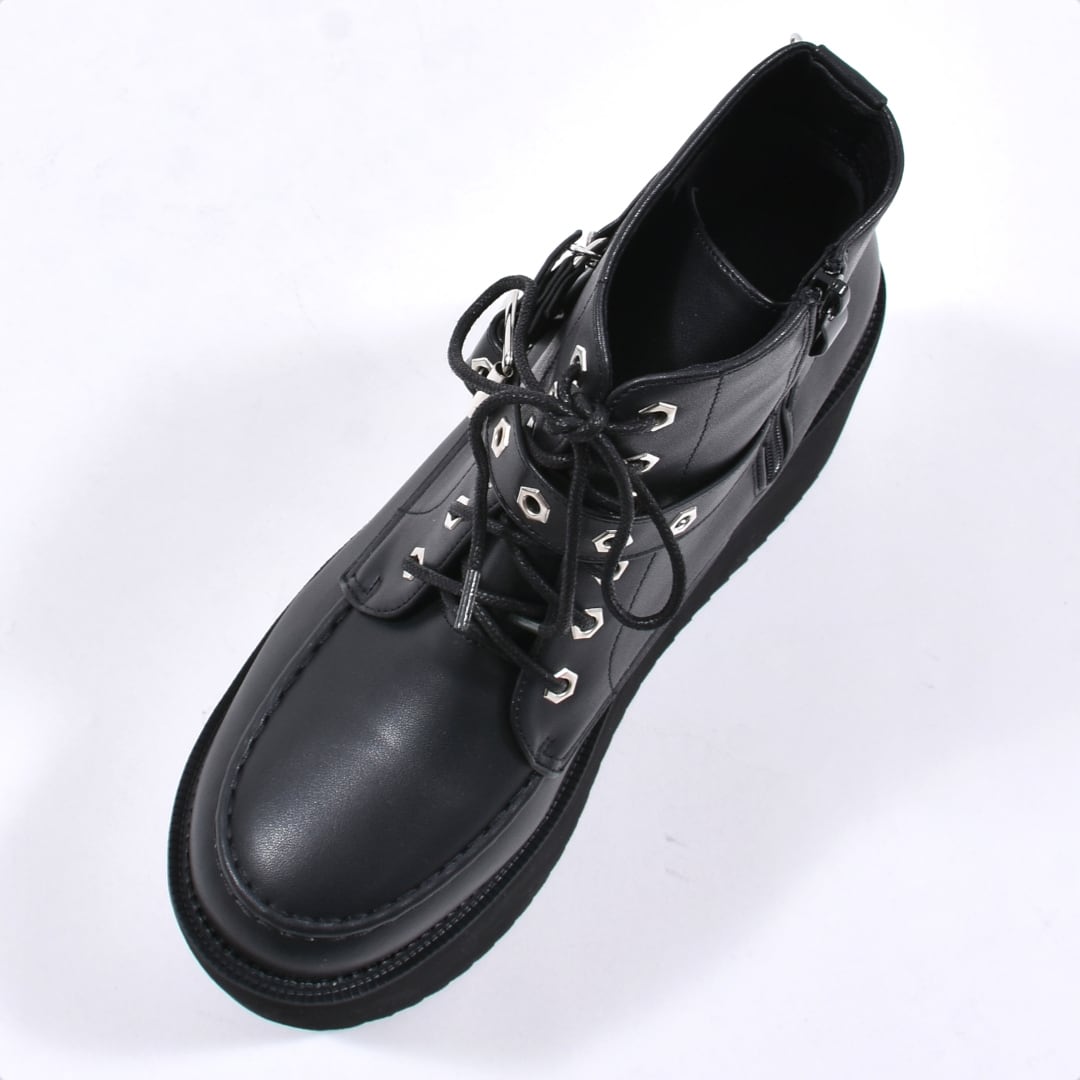 ベルト×チェーン厚底ブーツ(メンズ) | VOLCAN&APHRODITE