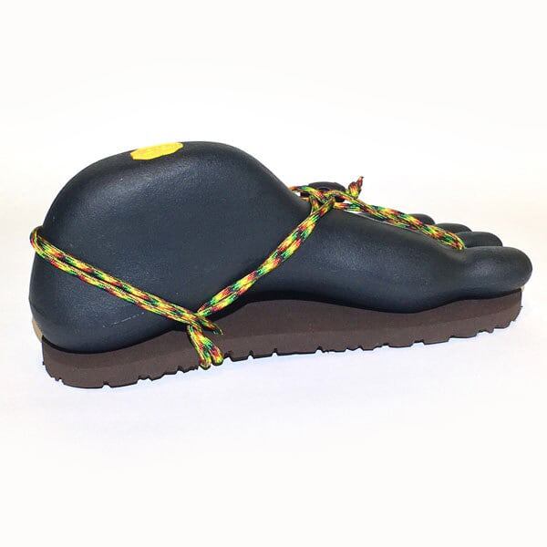 ワラーチ#01 vibramソール Tobacco × Rasta color | ワラーチ