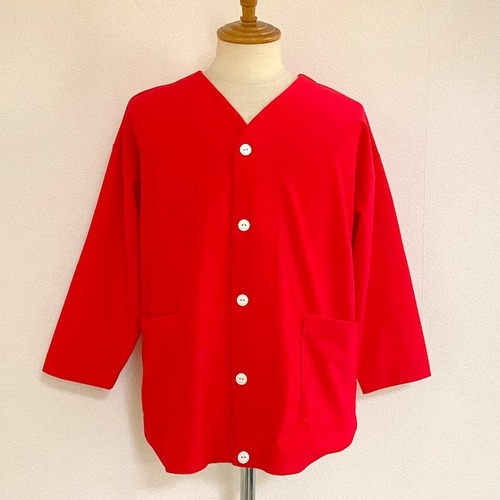 Ice Summer Ripple Cardigan　Red
