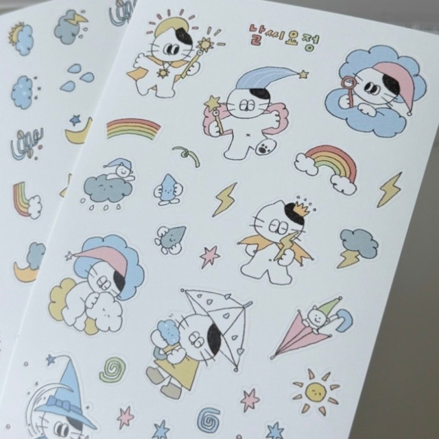 ★予約 KEYKEYMADE 〔sticker -天気の妖精-〕