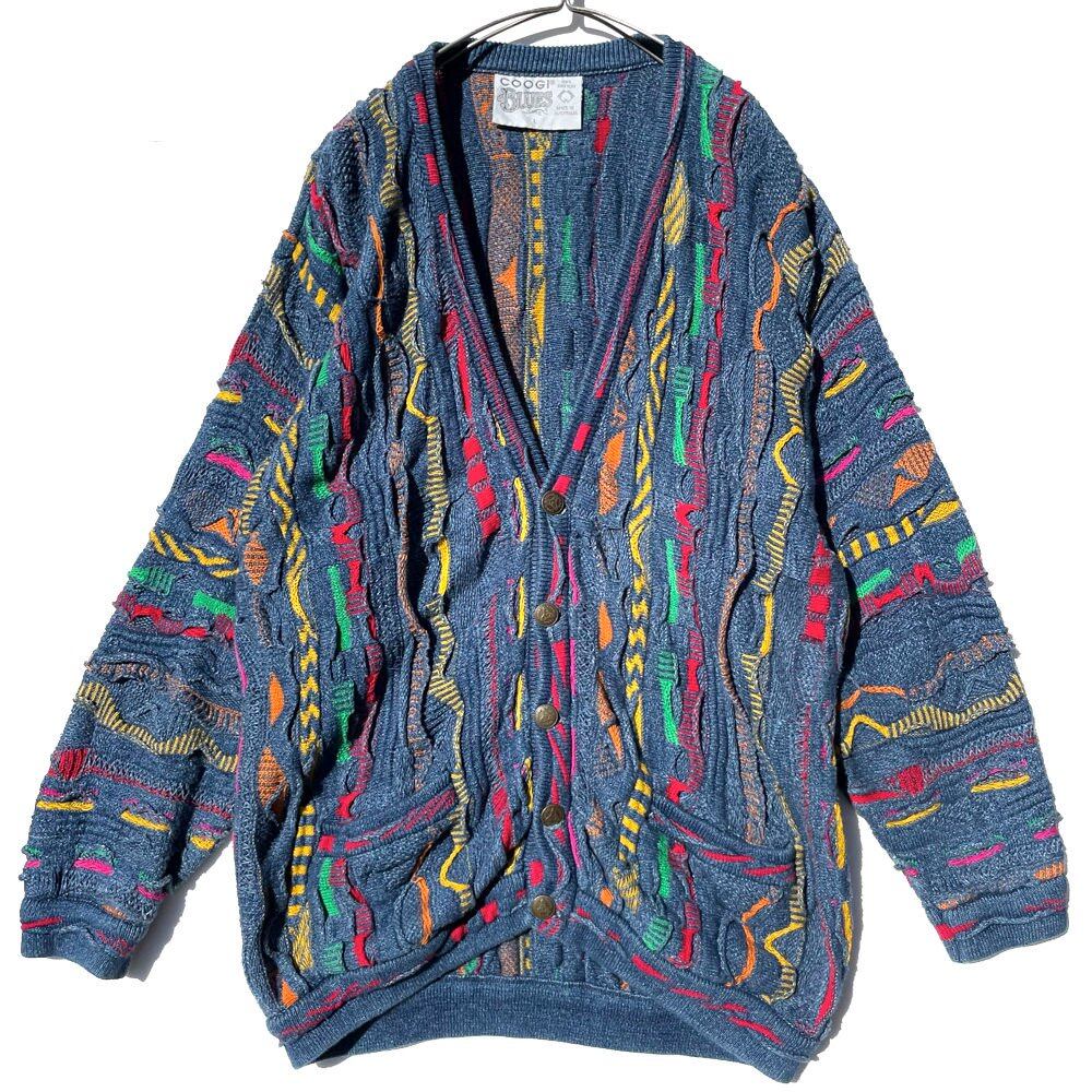 Coogee [COOGI Blues] Vintage Crazy Knitting Cardigan [1990s