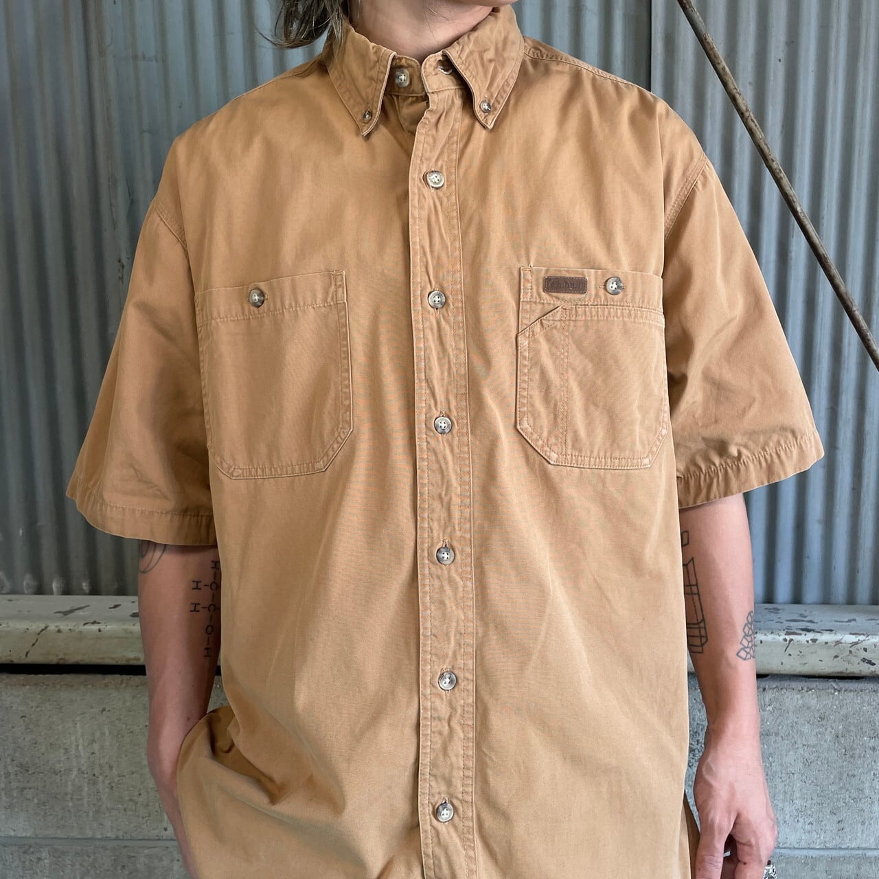 ㉖CARHARTT カーハート ワークシャツ 半袖 XXL