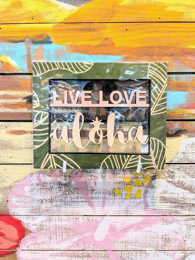 Coco Nene(ココネネ)】切り抜きウォールアート（LIVE LOVE ALOHA 