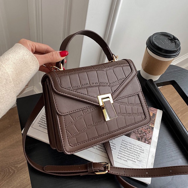 オータムウィンタースタンダード レトロ 秋物 冬物 スクウェア ハンドバッグ メッセンジャーバッグ Tiancai_Wing_Bag15753456335