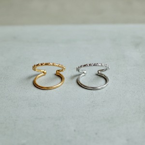 Two Strands Tsubu Ring (Silver) [WM-RG077]
