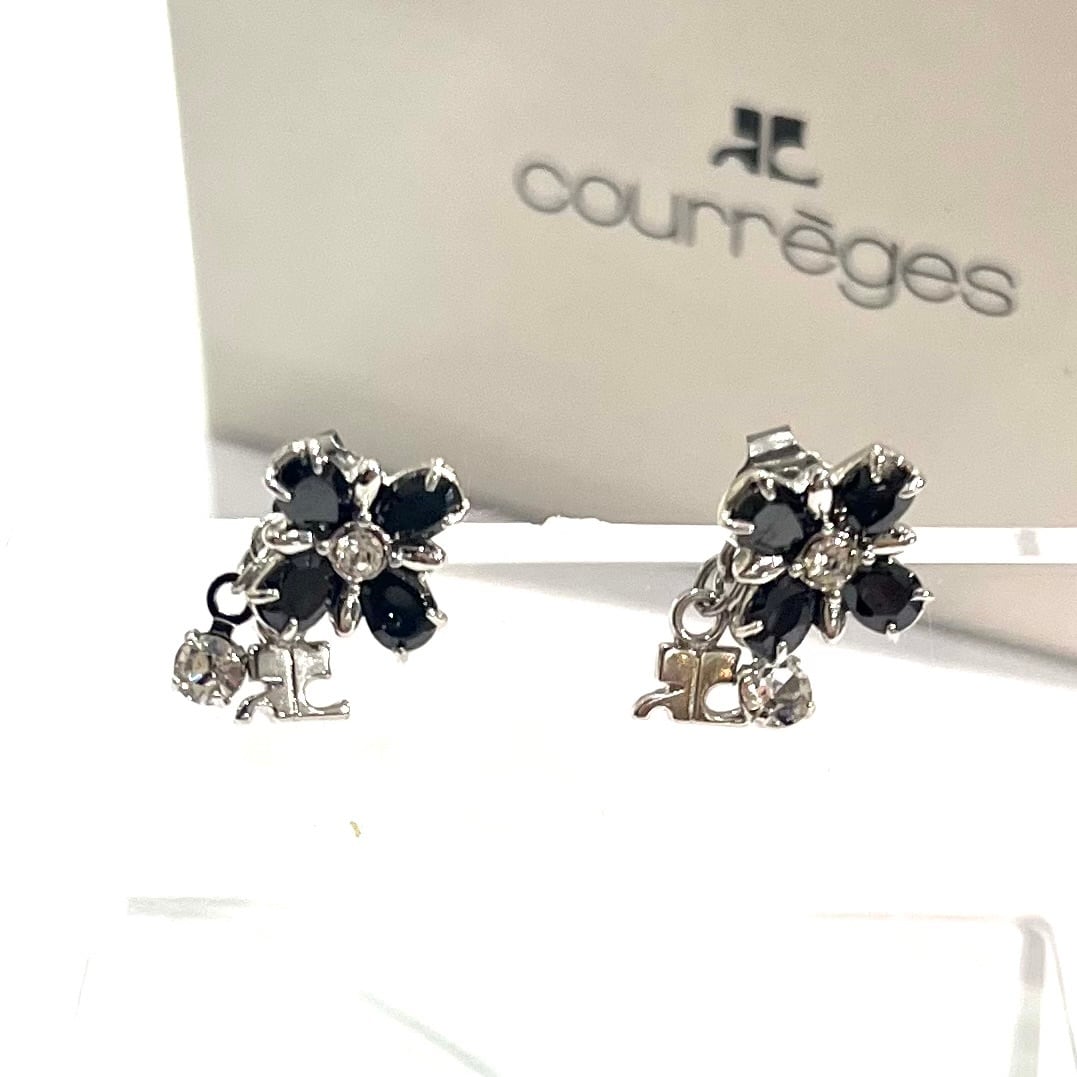 Courrèges】2099 フランスパリ老舗 クレージュシルバー キャッチロゴ
