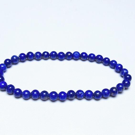 ラピスラズリ ブレスレット 5mm 一点物 メール便可 [M便 1/10] 111-48399