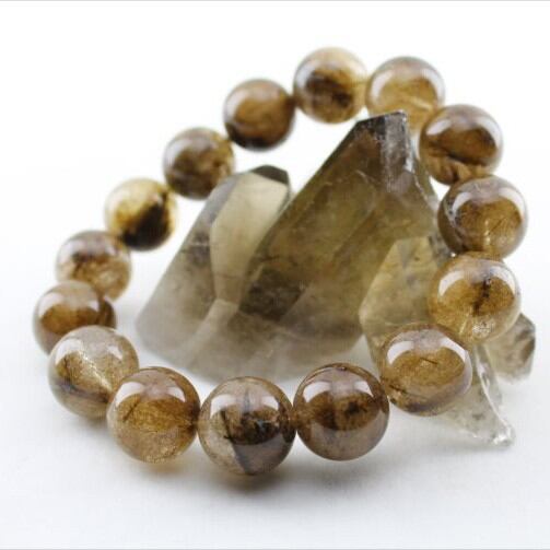 プラチナルチルクォーツ ブレスレット 14mm おまかせ便 211-4602