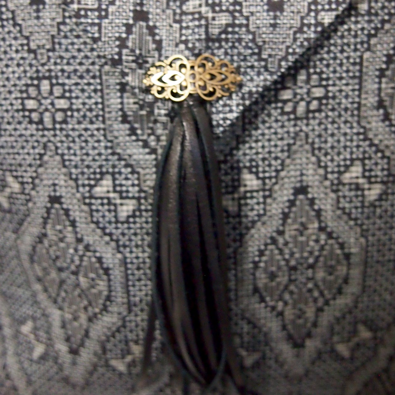 大島紬2段ショルダーバッグ | 布布Studio SとY