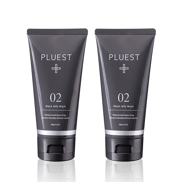 PLUEST ブラックジェリーウォッシュ 洗顔ジェル 毛穴 黒ずみ 角栓
