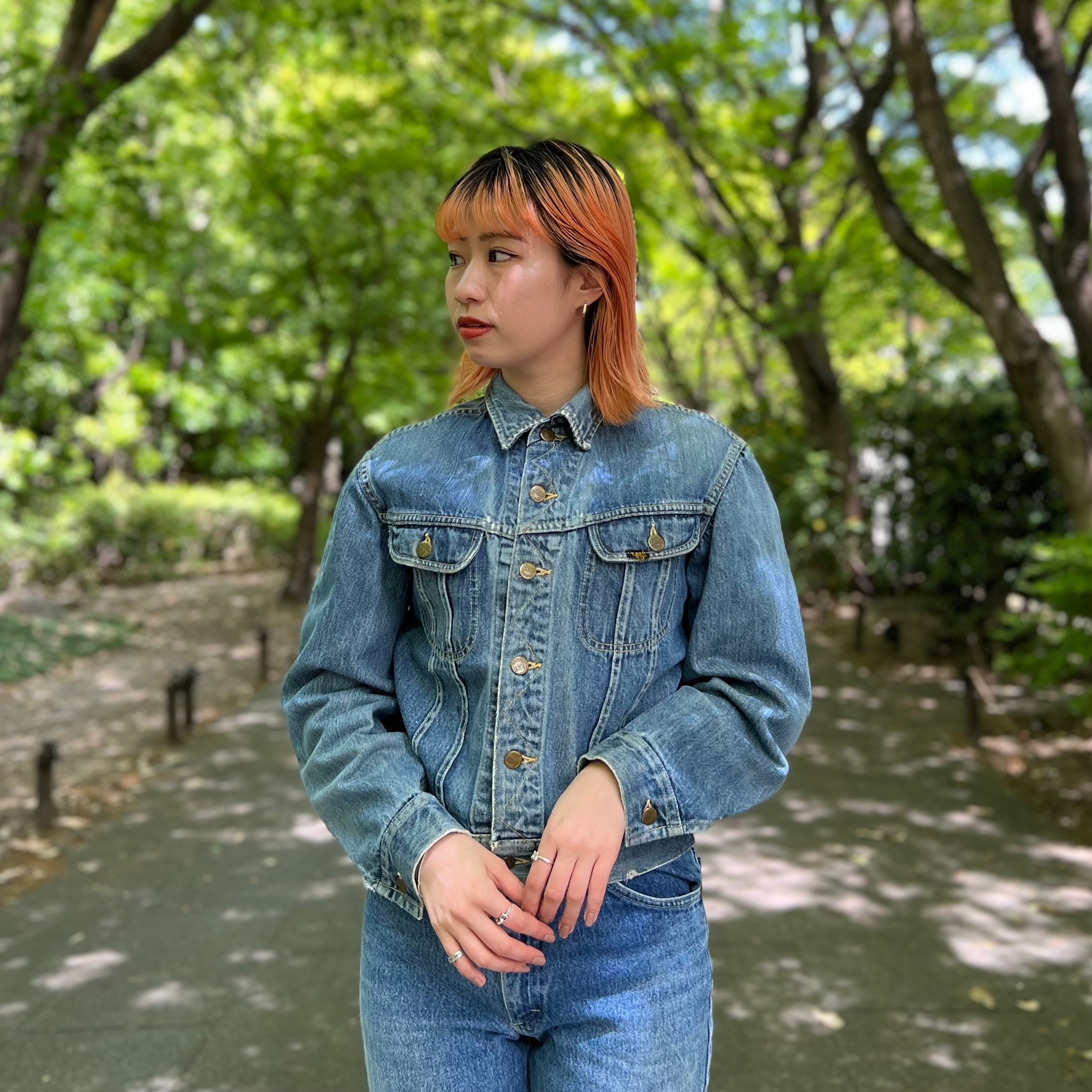 リー 50s ヴィンテージ 101J 赤タグ後期 デニムジャケット 34 Lee  