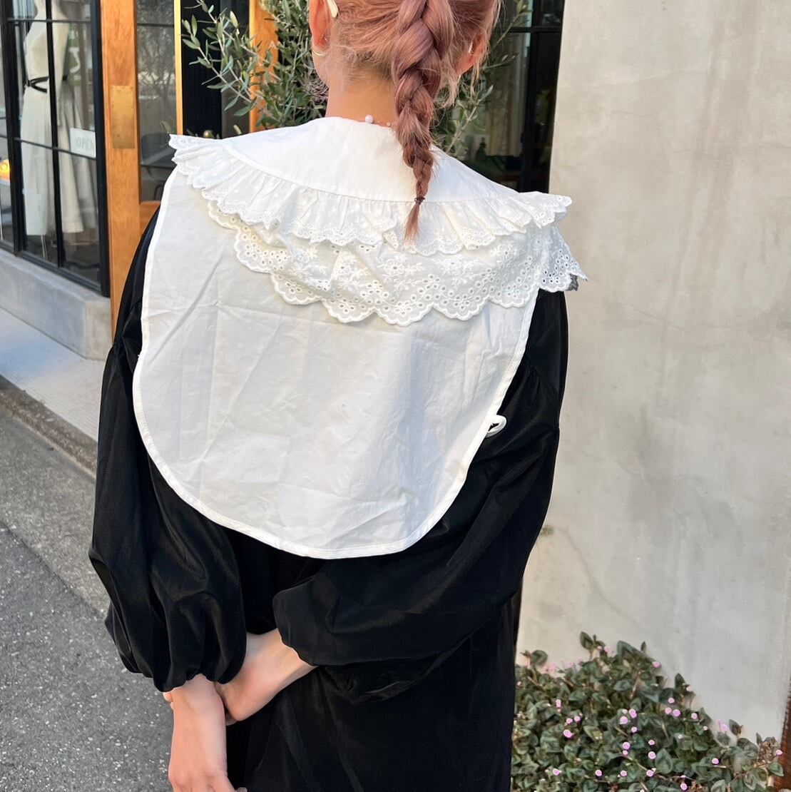 ガーリーレース付け襟_LN01930