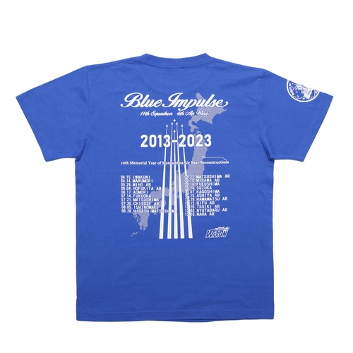 自衛隊グッズ Tシャツ WAXON ブルーインパルス ツアー2023 [燦吉 さんきち SANKICHI」