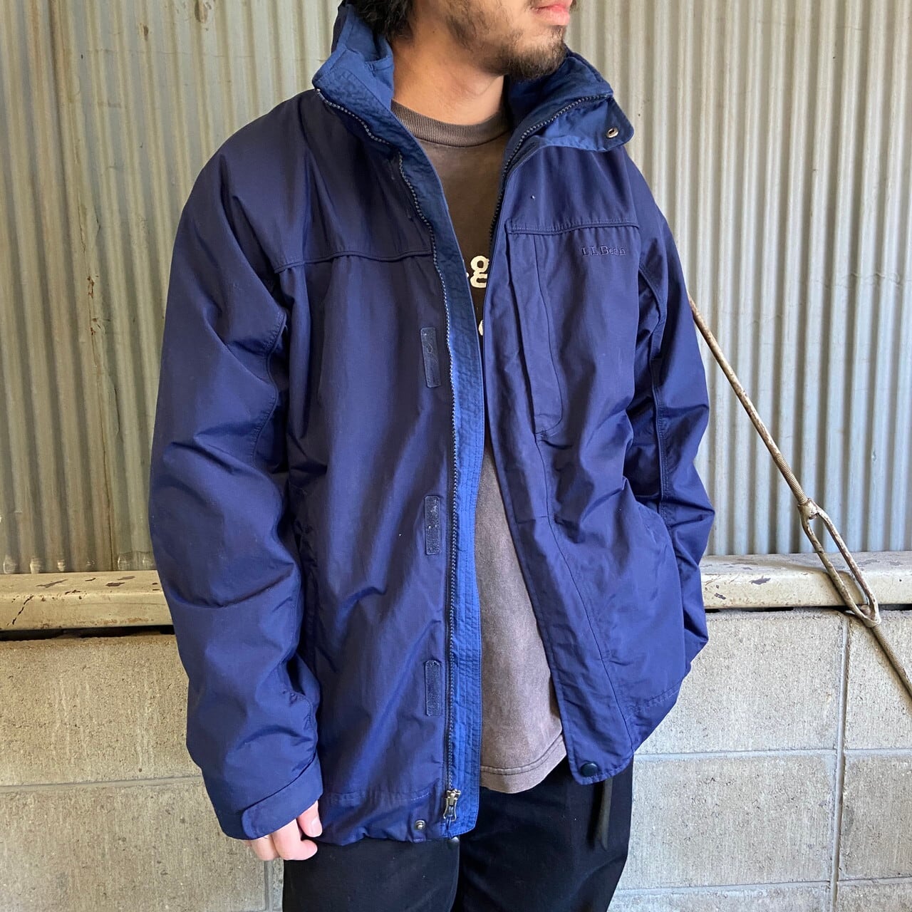 L.L.Bean エルエルビーン ナイロン マウンテンパーカー メンズL相当 