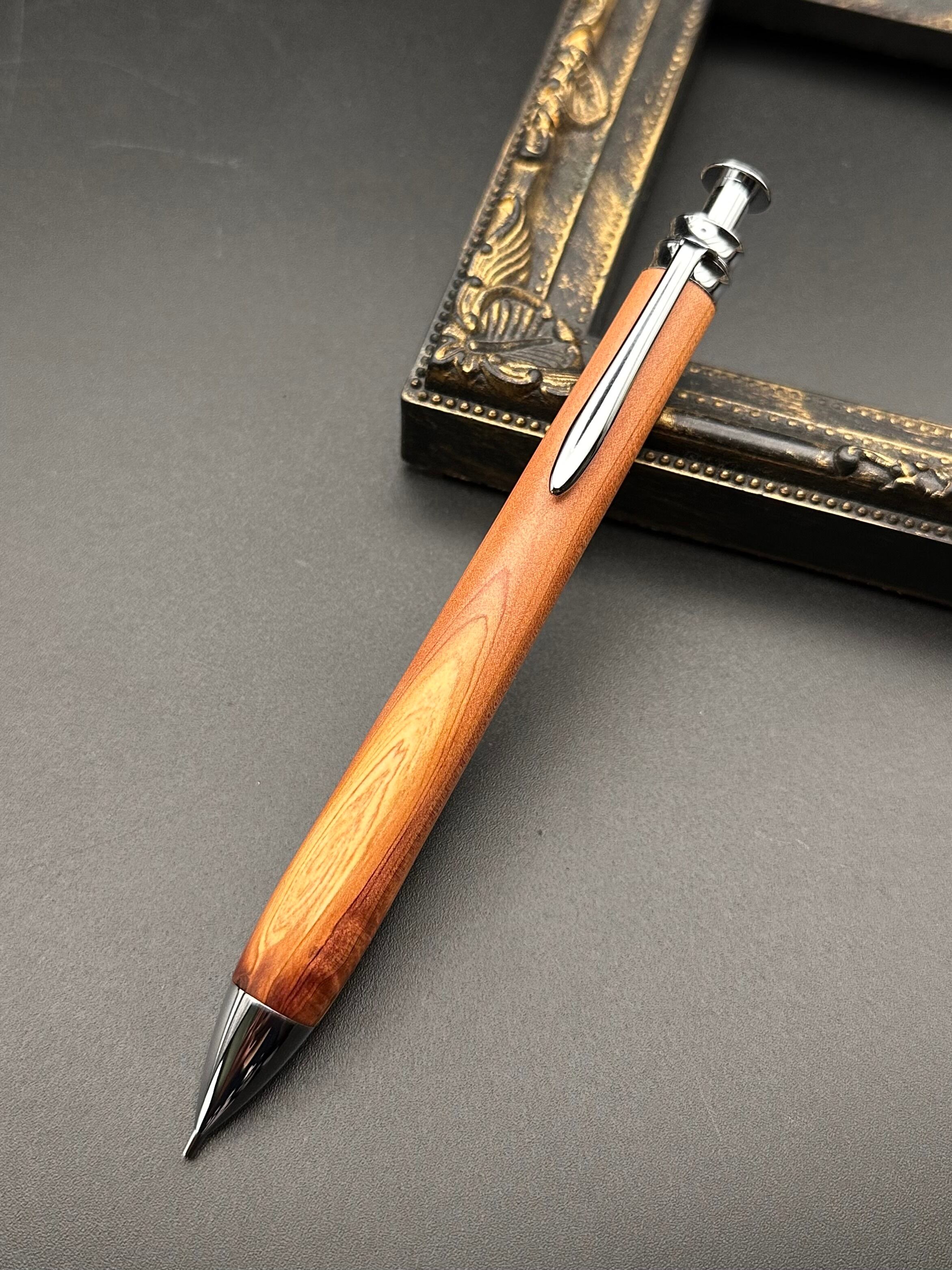 386ペン工房翌桧　極上　スネークウッド　木軸シャーペン　ボールペン 334ペン工房翌檜 極上 スネークウッド 木軸シャーペン