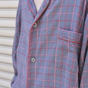 ATLAS check pajama shirt
