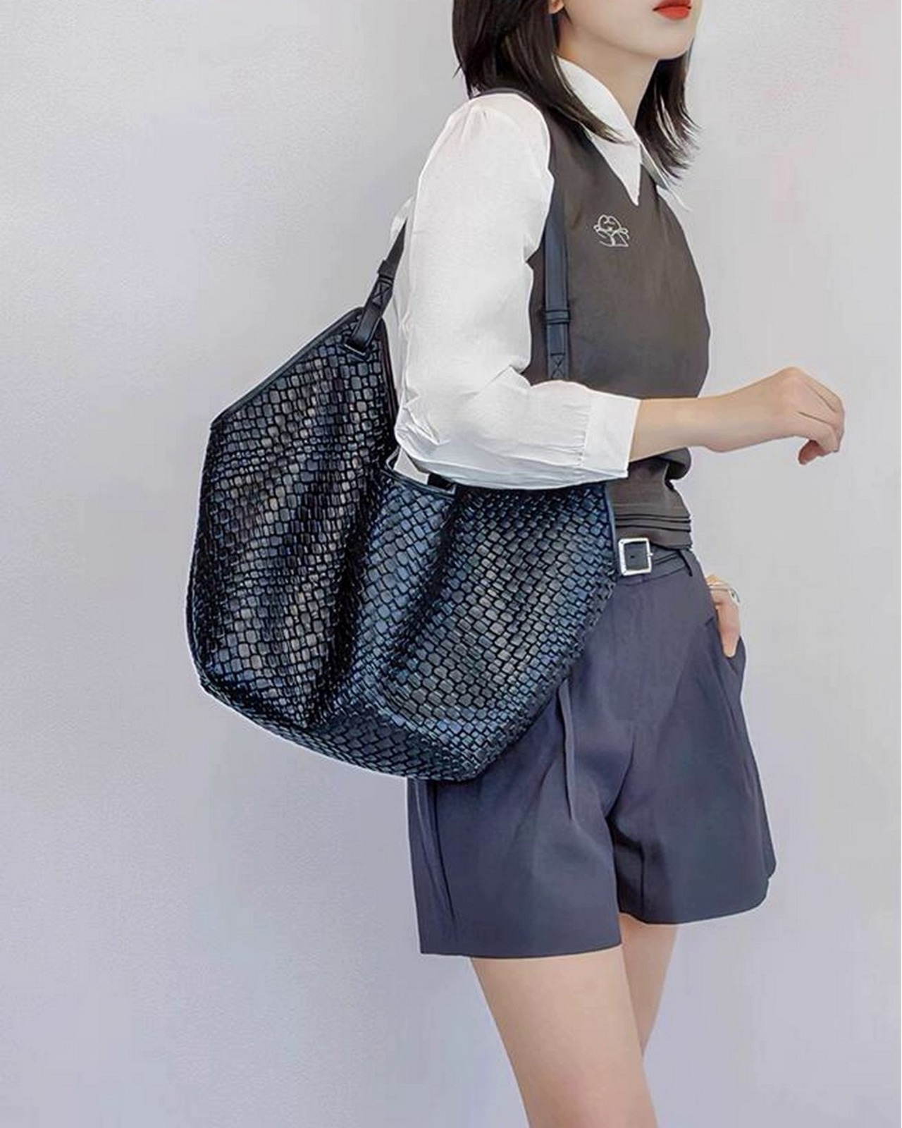 イントレチャートワンショルダーバッグ 2color A0387 - 7