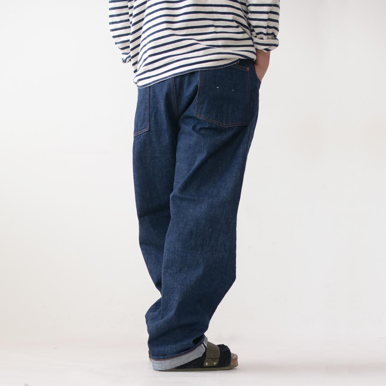 ordinary fits [オーディナリーフィッツ] FARMERS 5P DENIM ONEWASH