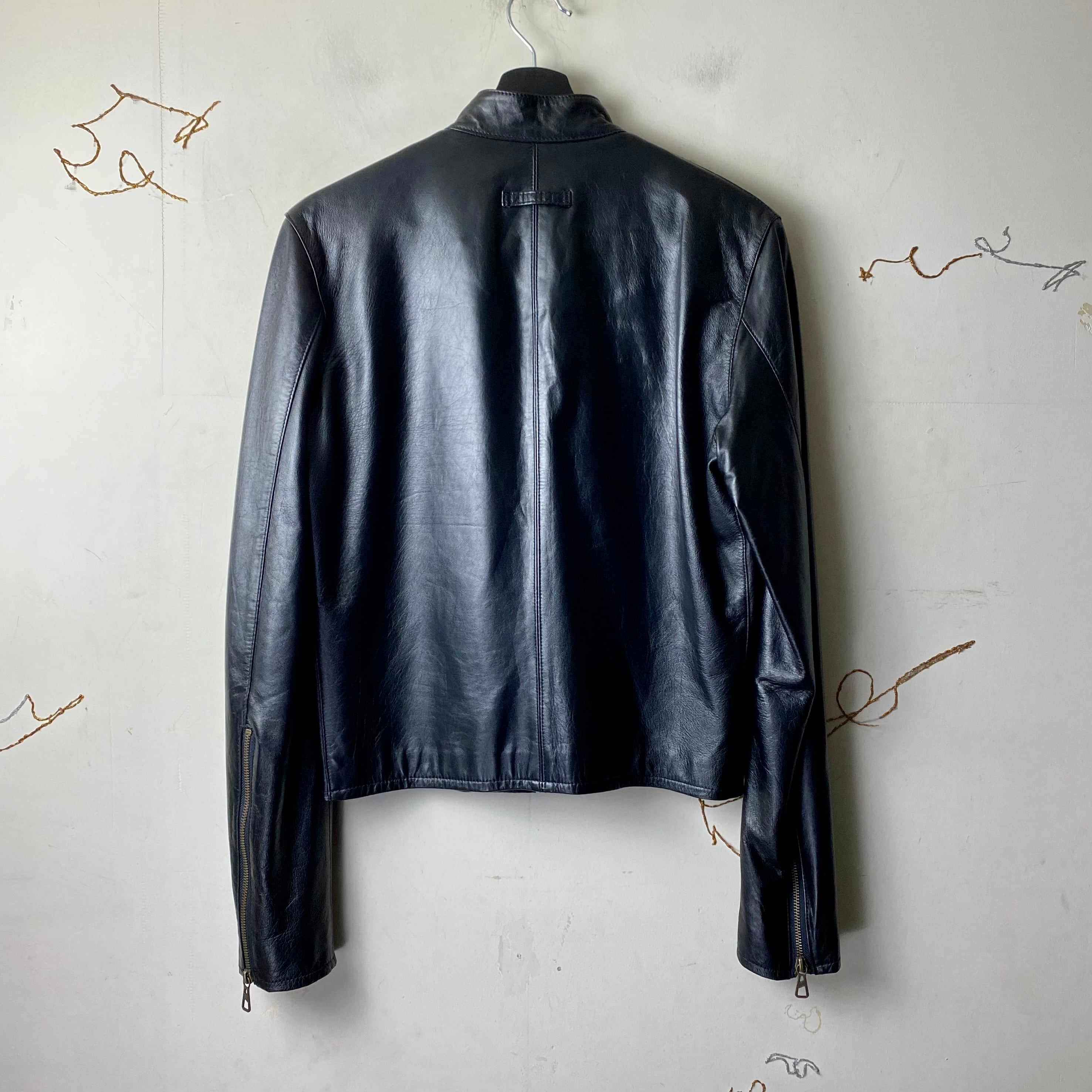 JEAN PAUL GAULTIER HOMME leather riders jacket | NOIR ONLINE JEAN PAUL GAULTIER HOMME leather riders jacket | NOIR ONLINE