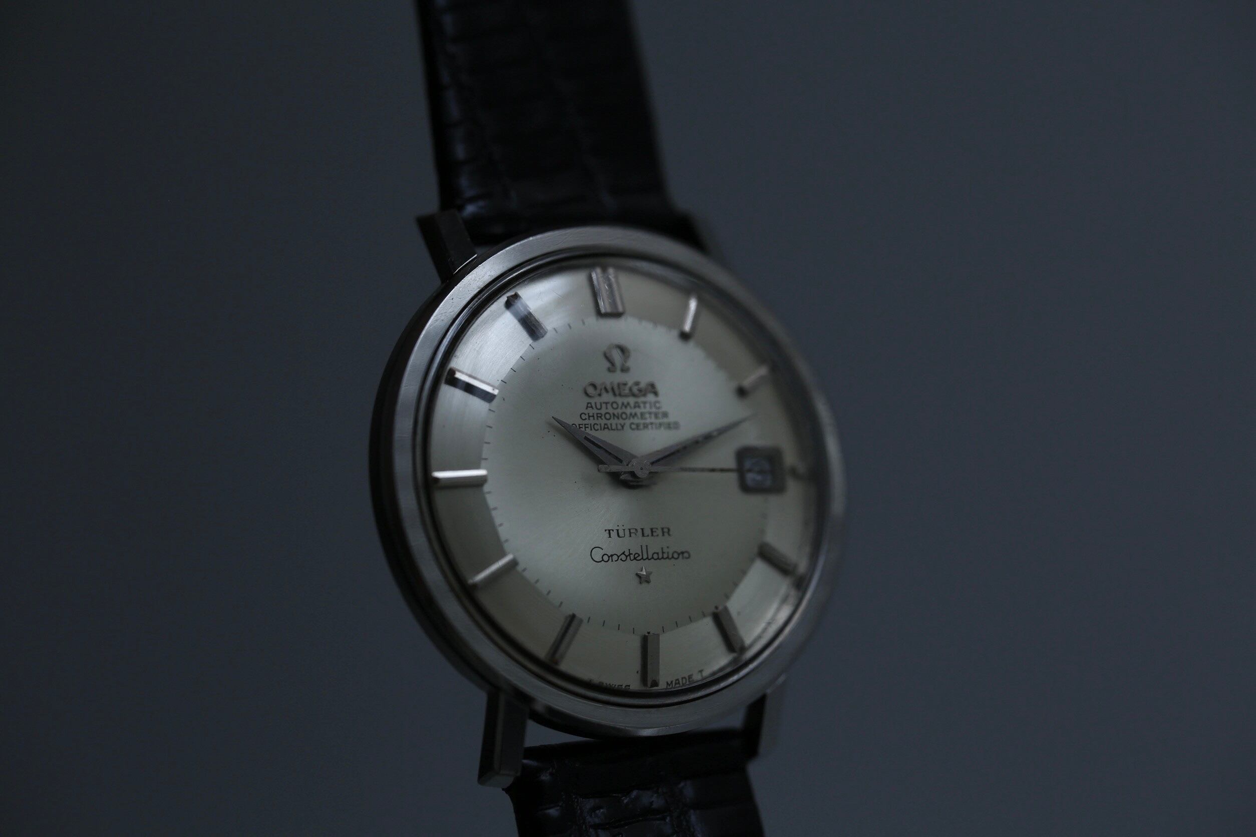 ４月８日迄！【OH済】1966年製 OMEGA Constellation OMEGA】 1966年製 オメガ コンステレーション デイト 12角 チューラー