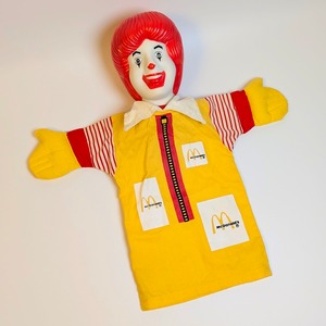 ☆VINTAGE 1993☆【 McDonald's( マクドナルド ) 】 『 Ronald McDonald / ロナルド・マクドナルド 』ハンドパペット 〚アメリカン雑貨 アメトイ〛