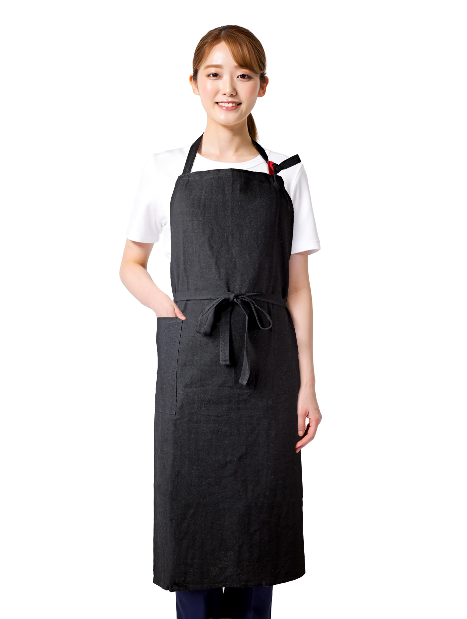 DEAN&DELUCA】ハワイ限定 エプロン 首紐調整タイプ 黒 ブラック