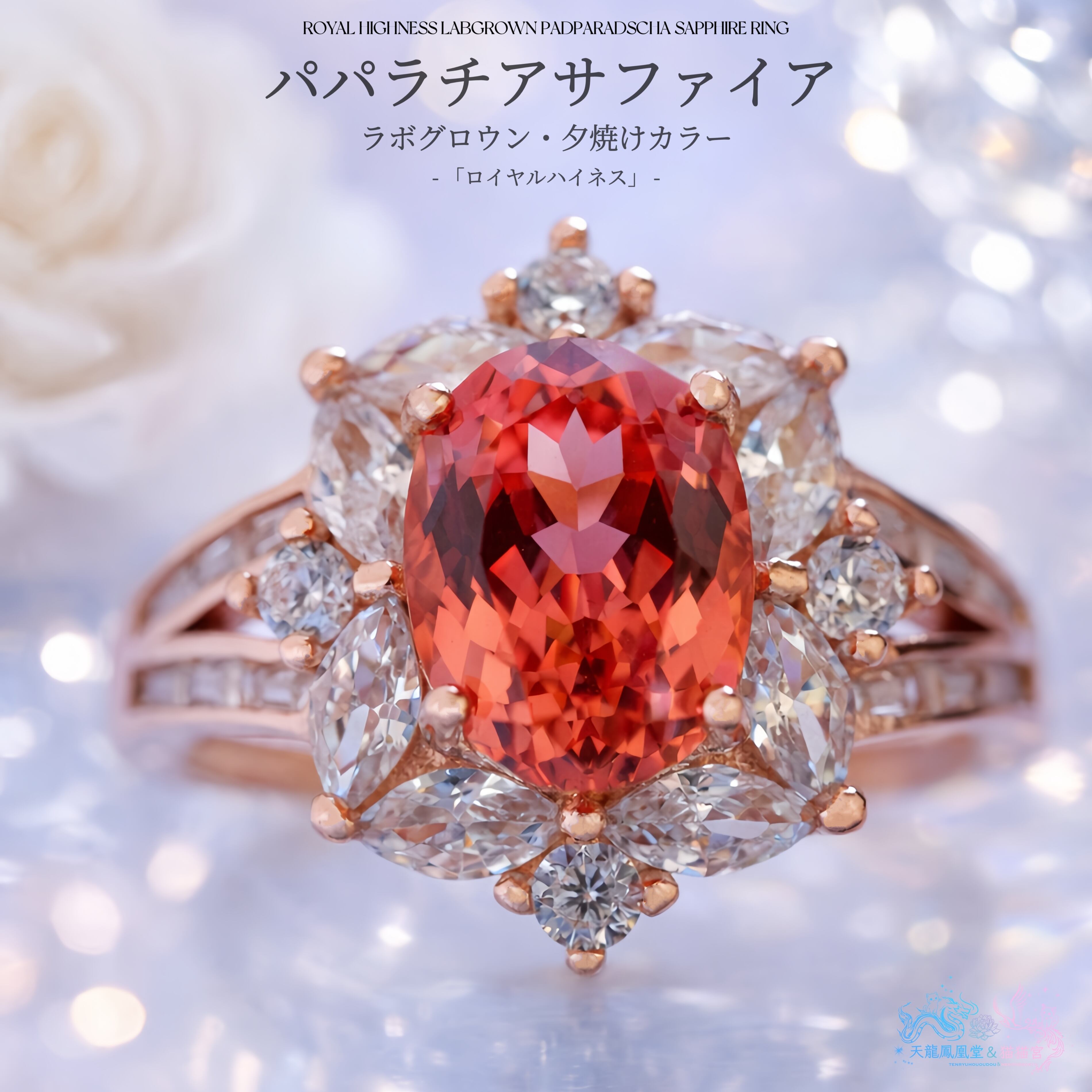 パープル＆グリーン サファイア 0.9ct ダイヤモンド ホワイトゴール 