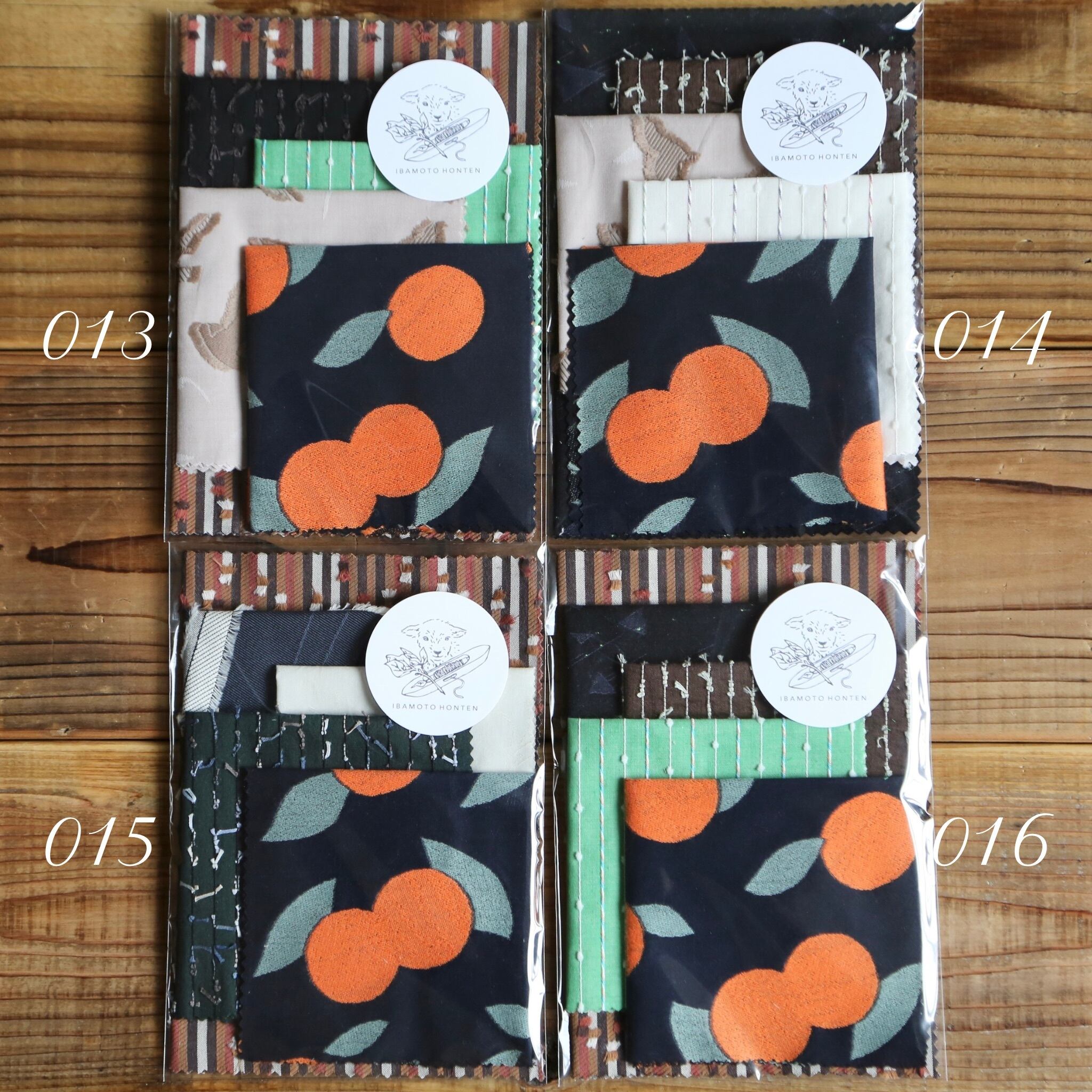 オーダー参考作品016 （小布の詰め合わせ Mini-fabric packs | IBAMOTO 