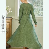 森の絵画を纏う:ヴィクトリアンエレガンスワンピース Y0172