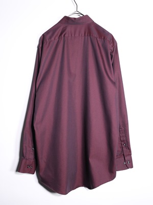 burgundy color oversize drapery shirt