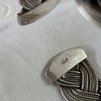 シルバーブレスレット　バングル　シルバー925　縄編み 19acj1