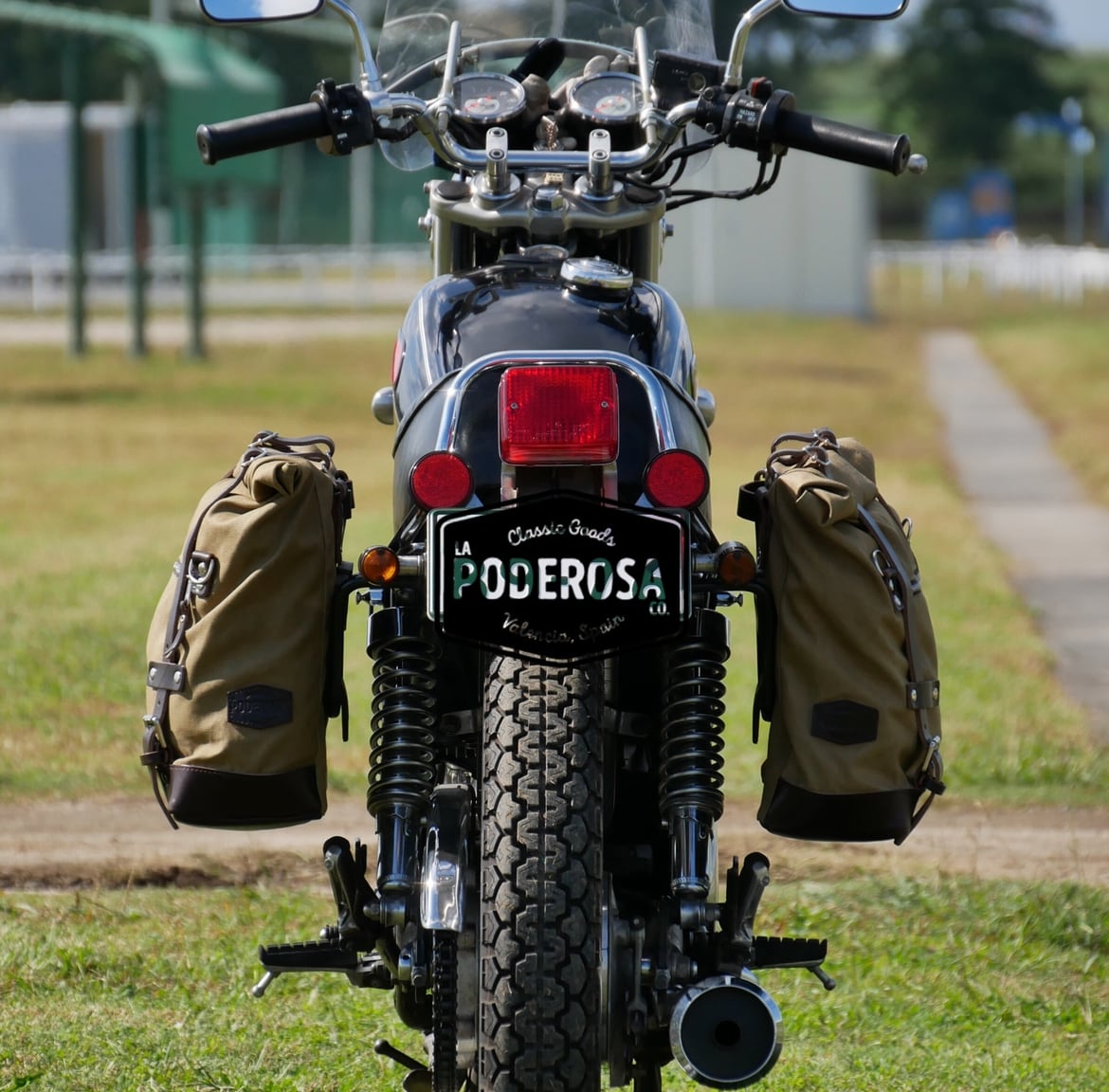 SR400 ラ・ポデローザ　サドルバッグブラケット　新品　ポデローサ YAMAHA SR400 SR500用ブラケット 左右セット Klickfix対応 | La