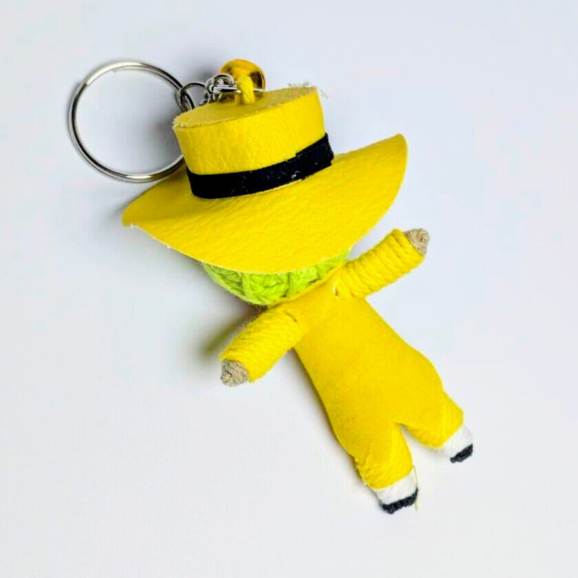再入荷！☆【 スタンリー・イプキス 『 The Mask ( マスク ) 』 】 Voodoo doll KeyHolder / ブードゥー人形 / 身代わり人形 /お守り人形  〚アメリカン雑貨 アメトイ〛