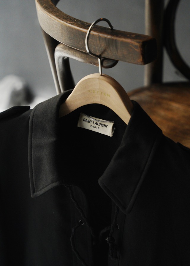 Saint Laurent 19SS pullover cotton shirt jacket